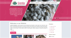 Desktop Screenshot of goenkagroups.com