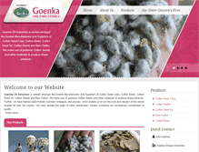 Tablet Screenshot of goenkagroups.com